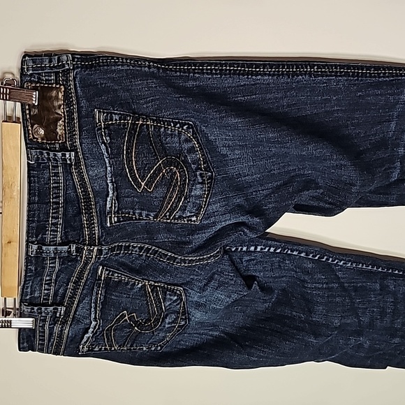 Silver twisted dark wash 30x33 boot cut jeans - Picture 4 of 8